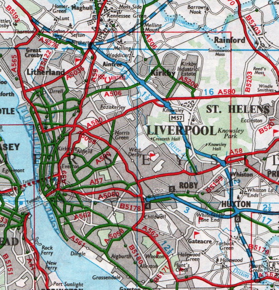 M57 map showing unbuilt extensions