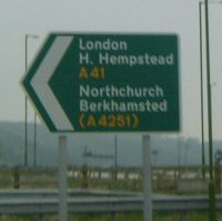 former A41(M)