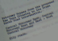 Central Motorway East Bypass documentation fragment